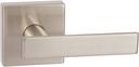 Delaney Hardware Kira Dummy Door Handle, Fits Doors 1-3/8 to 1-3/4 in. Thick, Satin Nickel Finish – Reversible Handed Decorative Door Lever – Easy to Install Pull Door Lever with No Latch