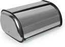 DreamsEden Extra Large Bread Box - Stainless Steel Bread Bin with Roll-Up Lid - Fits 2 Loaves Kitchen Countertop Storage for Bread Pastries Buns Toasts Snacks