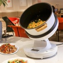Intelligent Automatic Cooking Machine,8L Commercial Food Processor, for Family Events, 3D All-Round Heating & Pick Up Food Automatically, Electromagnetic Heating
