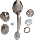 SCHLAGE F92PLY619 F92-PLY Plymouth Dummy Exterior Handleset from The F-Series, Satin Nickel
