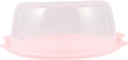 Milisten Transparent Cake Carrier Box with Dome Handle Reusable Dessert Storage Holder for Cakes Cookies Pies for Outdoor Events Storage