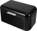 Metal Bread Box for Kitchen Countertop Storage Vintage Bread Keeper Ample Capacity Space-saving Design and Sealing for Freshness