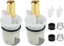 RP25513 Faucet Stem Assembly Replacement Kit for De-lta Two-Handle Faucets, Includes RP4993 Cartridge, Seats & Springs for Bathtub, Shower, Sink and Kitchen Repair, 2 Pack