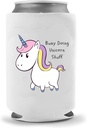 Unicorn Beer Coolies | Unicorn Stuff Magical Unicorn Party Jokes | Funny Gag Party Gift Beer | Beverage Soda Holder | Craft Beer Gifts | Quality Neoprene Insulated Can Cooler (Unicorn Stuff)