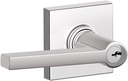 Schlage J54SOL625COL Solstice Single Cylinder Keyed Entry Door Lever Set with Decorative Colton Trim from The J-Series