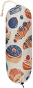 Cake Croissant Plastic Bag Holder Food Bread Donut Grocery Bag Storage Dispenser Washable Hanging Shopping Bags Carrier Reusable Wall Mount Trash Bag Organizer for Kitchen Pantry