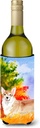 Caroline's Treasures CK1946LITERK Fall Corgi Wine Bottle Hugger Bottle Cooler Sleeve Hugger Machine Washable Collapsible Insulator Beverage Insulated Holder