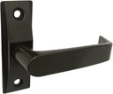 elox Storefront Lock Type Deadlatch Extended Version Lever Handle for Adams Rite Narrow Stile Lock Bronze Duronodic Color (Left Hand)