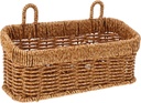 Hanging Wall Basket Woven Storage Baskets for Kitchen for Garlic Ginger Fruit