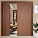 Privacy Partition Door,Blackout Interior Bifold Doors,with Door Handle,Beautiful Appearance, Exquisite Edge Locking,for Balcony Living Room Study Room Tea Room.(31.1x79.92in)