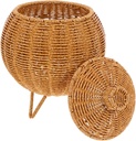 Elegant Woven Storage Box Multi-function Bread Basket Desktop Organizer