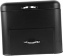 SECFOU Large Airtight Bread Box Sturdy Iron Material Bread Holder Storage Box Kitchen Food Container