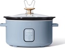 6 Quart Programmable Slow Cooker (Color : Cornflower Blue)