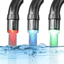 3-Color Temperature Sensitive Gradient LED Light Kitchen Bathroom Faucet Water Shower Head Kids wash Hands More LED Faucet Aerator Replacement for Kitchen, Bathroom, Bath Basin, Sink(3pc)