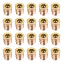 uxcell Wood Furniture M6x13mm Threaded Insert Nuts Interface Hex Socket Drive 20pcs