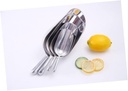 Garneck 1pc Thicken Alloy Ice Cream Scoop and Rice Shovel Ice Cube Scooper for Desserts Beans Flour and More for Parties and Home Use
