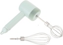 Unomor 1set Cordless Rechargeable Mixer Beater Speeds for Baking Whipping and Mixing Compact Design for Easy Storage Green