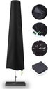 Patio Umbrella Cover - Waterproof Patio Parasol Covers with Zipper for 7ft to 11ft Outdoor Umbrellas Black