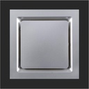 Ventilation Fan Ceiling Type Ventilation Fan Kitchen and Bathroom Ducted Exhaust Fan 10" Home Silent Ventilation System, 40W, White/Silver/Gold ventilating Fan,Silver,Silver