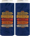 Fall Decorations For Home Fall Event Signs Hay Rides Apple Picking Bonfires Corn Maze Pumpkins 2-Pack Ultra Slim Can Thermocoolers