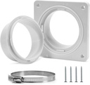 VIWINVELA Dryer Vent Hose Connector Kit - Dryer Vent Wall Plate - Dryer Duct Connector Wall Vent with Quick Connect & Disconnect Dryer Dock Connector (Dryer Vent Connector)