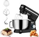 4.5QT-6QT Stand Mixer,batidoras Para Reposteria,8-Speed Tilt-Head Food Mixer, Kitchen Electric Mixer With Stainless Steel Bowl, Dishwasher-Safe Attachments For Most Home Cooks(Black And Silver)