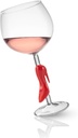 Godinger Goblet Glass, Stem Glass, Drinking Glass, Drinking Cup, Red High Heel Theme