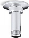 KOHLER K-7396-CP 3-Inch Straight Ceiling-Mount Showerarm and Flange, Polished Chrome