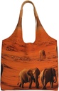 Wild Life Canvas Tote Bag Reusable Grocery Bags Shopping Bags Large Canvas Bags with Handles