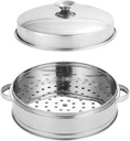 Hemoton 1 Set Steaming Food Basket Stainless Steel Steam Basket Kitchen Cooking Accessory Kitchen Steaming Rack Cookware Food Home Steam Supply