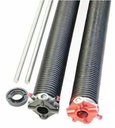 Pair of 243 X 1 3/4" X 30" - 40" Garage Door Torsion Springs with Winding Bars (39.75)