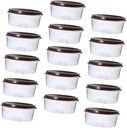 25pcs Cake Pastries Box Plastic Cupcake Holders for and Secure Packaging for Weddings Parties and Home Baking