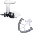 Masticating Juicer Attachment for KitchenAid All Models Stand Mixers & Flex Edge Beater for KitchenAid 4.5/5 QT Tilt Head Stand Mixer