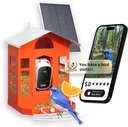 Metal AI Bird Feeder Camera w/ 32GB - Solar Powered, 2K Auto Rec & Live View, Identifies 10000+ Birds​