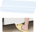 Cabinet Foot Pull for Trash Can - Touchless Handle for Full Overlay Cabinet Door (1pcs, White)
