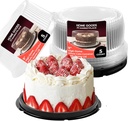 Disposable Cake Containers, 9-Inch, Pack of 5 – Durable, Leak-Proof, and Convenient for Cakes, Pies, Pastries, and Desserts – Ideal for Parties, Events, and Gifting
