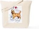CafePress Cairn Terrier Tote Bag Reusable Natural Beige Canvas Shopping Bag