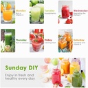 Dregs Juice Separation Juicer,A Large 86mm Feeding Tube,Fully Automatic Fruit and Vegetable Juice Machine,1000ml Large Capacity with Reverse Function-Easy to Clean,Red