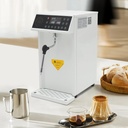 Commercial Milk Frother 8L/2.11Gal Automatic Steam Boiling Water Machine 1300W 110V Electric Steam Milk Frothing Machine Espresso Coffee Milk Foam Steamer with LED Display for Coffee Tea Shop