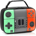 Kids Lunch Box for Boys,Game Console Insulated Lunch Bag for Kids,Leather Lunchbox for Boys,Waterproof Leakproof Portable Fits Most Bento Boxes