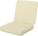 Christopher Knight Home Gavin Outdoor Water Resistant Fabric Club Chair Cushions, 1 Count (Pack of 1), Cream
