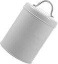 ABOOFAN Iron Canister Lid Candy Cookies Jar Snack Jar for Small Items Storage Bean Container Nuts Canister Airtight Food Storage Box