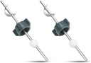 2Pcs Pivot Rod for Sink Stopper Lavatory Pop Up Assembly Replacement Parts Bathroom Faucet Repair Kit with Drain Ball Compatible with PS2673 Durable Pop Up Stopper Repair Accessories