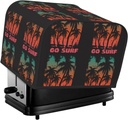 Oven Cover Kitchen Bread Machine Protector,4 Slice Toaster Cover For Home,Fingerprint Coaster Cover,Kitchen Small Appliance,Go Surfer
