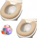 2Pieces Thicker Bathroom Soft Toilet Seat Cover Pad Toilet Lid Cover Cushion Soft Thicker Stretchable