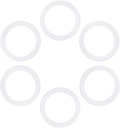 wedrink 6 Pcs Gasket Seal Rings Replacement for Aluminium Stovetop Coffee Maker Moka Pots (9 Cup)