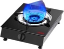Single-burner Gas Stove,with Thermocouple Flameout Protection and Pulse Electronic Ignition 5.2kw,All-copper Gas Stove,Suitable for Family(NG)