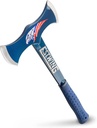 Estwing - Drake Off Road Tools Double Bit Axe - 38 oz Wood Spitting Tool with Forged Steel Construction & Shock Reduction Grip - E6-DBA Blue