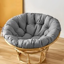 Papasan Chair Cushion Waterproof Thicken Overstuffed Round Rattan Cushion, Hanging Basket Chair Pads for Swing Chairs Hammock Wicker Rocking