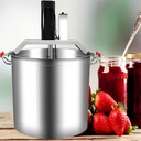 Electric Mixer Machine for Jam Sauce,180W Stainless Steel Hot Pot Seasoning Bottom Soup Sauce Stirrer Frying Machine,Electric Jam Mixer,for Making Jam,Sauce,Filling,80L (80l)